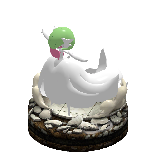 Mega Gardevoir figure from the game